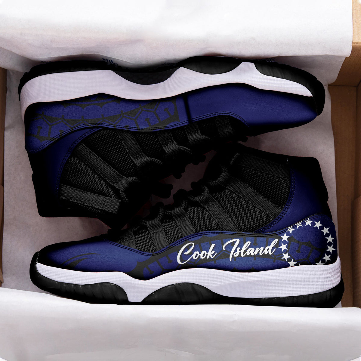 Cook Islands J11 Sneakers Special Style - Blue LT7 - Polynesian Pride