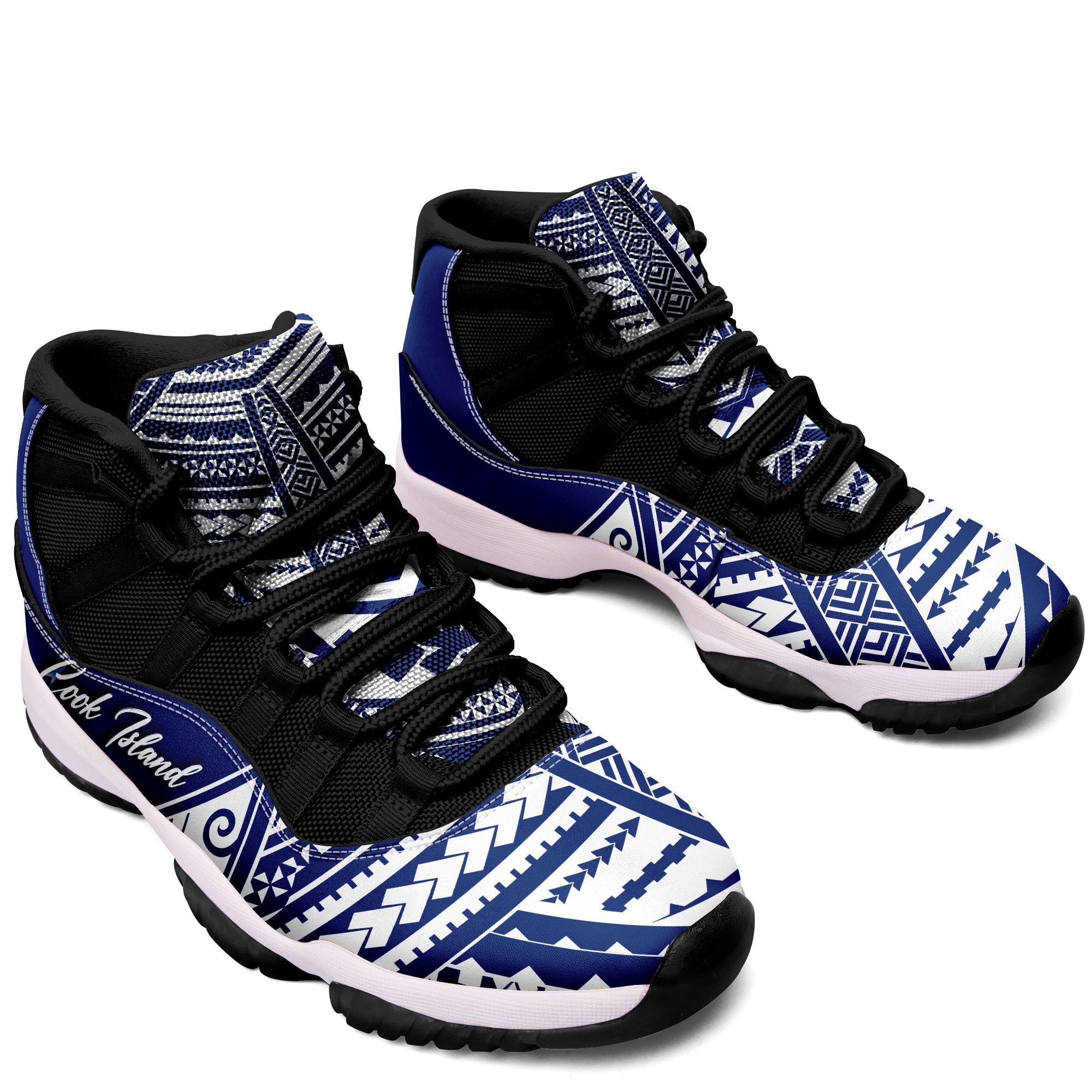 Cook Islands J11 Sneakers Simple Style - Blue LT7 - Polynesian Pride