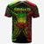 Kiribati T Shirt Kiribati Seal With Reggae Line Style - Polynesian Pride