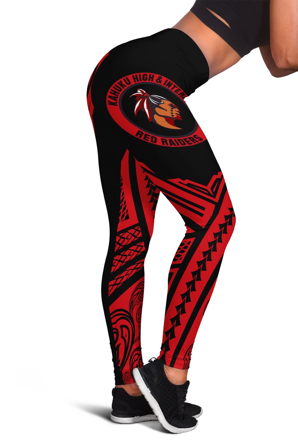 Hawaii - Kahuku High Leggings - AH Black - Polynesian Pride