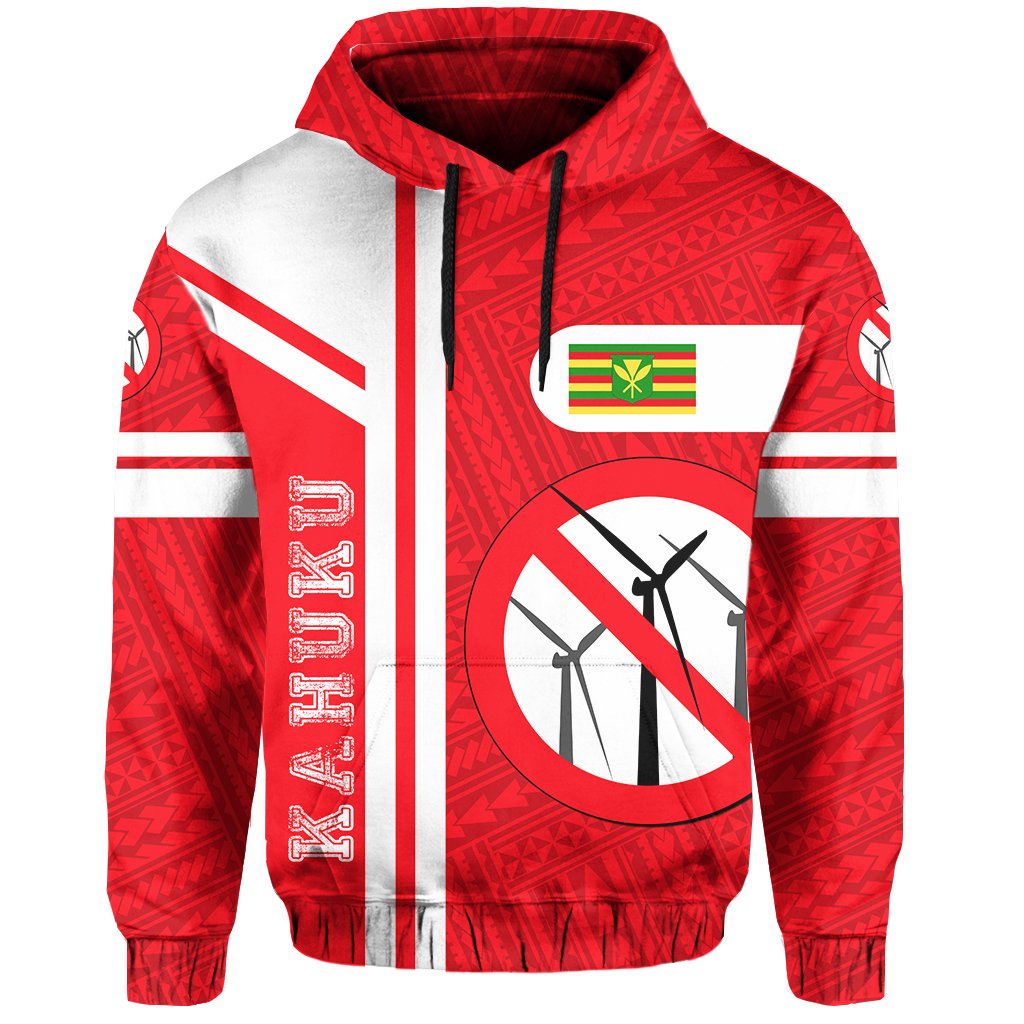 Kahuku Polynesian No More Turbines Hoodie - Polynesian Pride