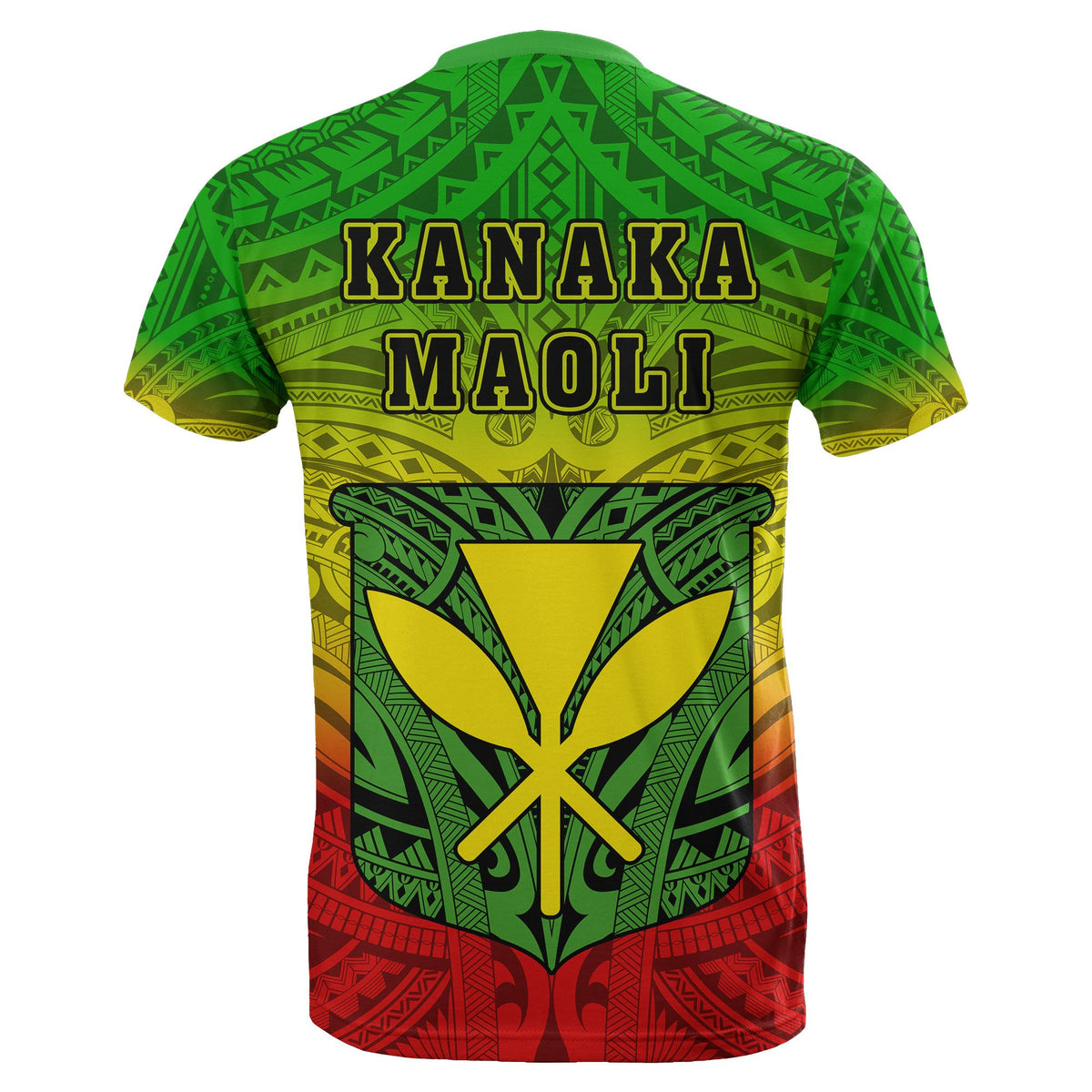 Hawaii Kanaka Flag Polynesian T Shirt Kanaka Maoli Spirit Original - Polynesian Pride