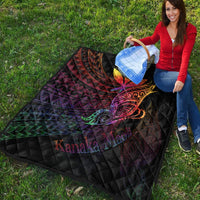 Hawaii Kanaka Maoli Premium Quilt - Butterfly Polynesian Style - Polynesian Pride