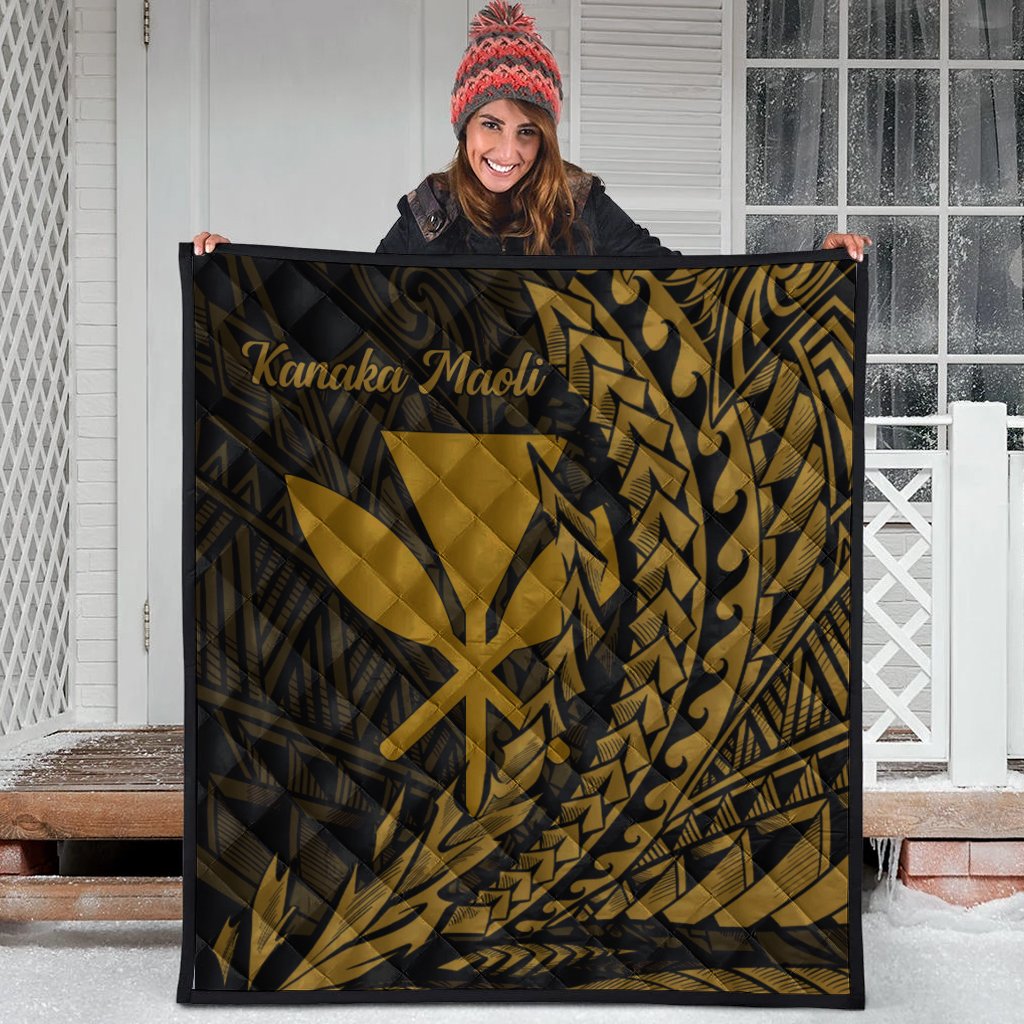 Hawaii Kanana Maoli Premium Quilt - Wings Style - Polynesian Pride