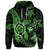 Custom Kanaka Map Hibiscus Plumeria Turtle Art Green Polynesian Hoodie - Polynesian Pride