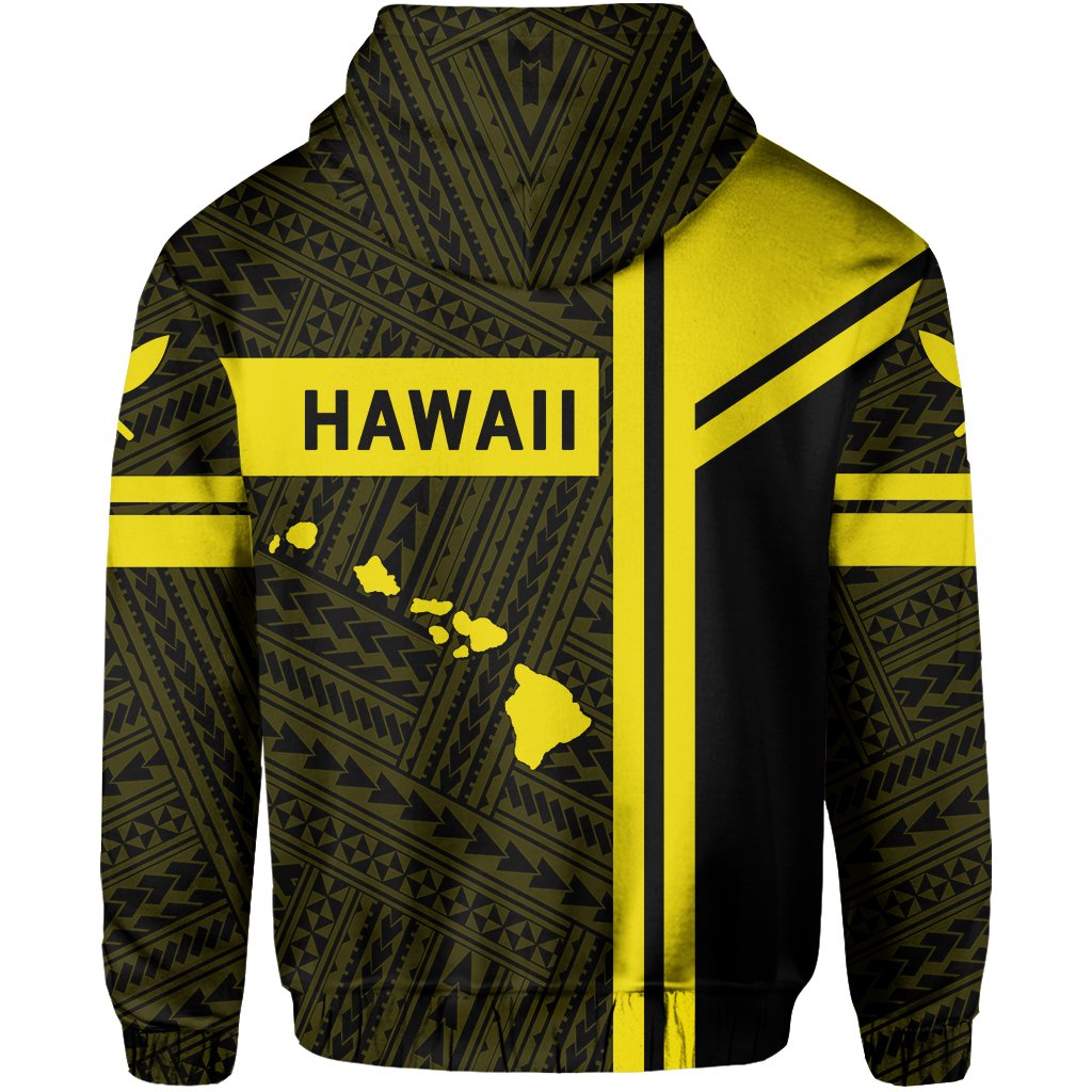 Kanaka Polynesian Hoodie Yellow Morale Style - Polynesian Pride