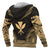 Kanaka Maoli Polynesian Chief Custom Hoodie Gold Version - Polynesian Pride