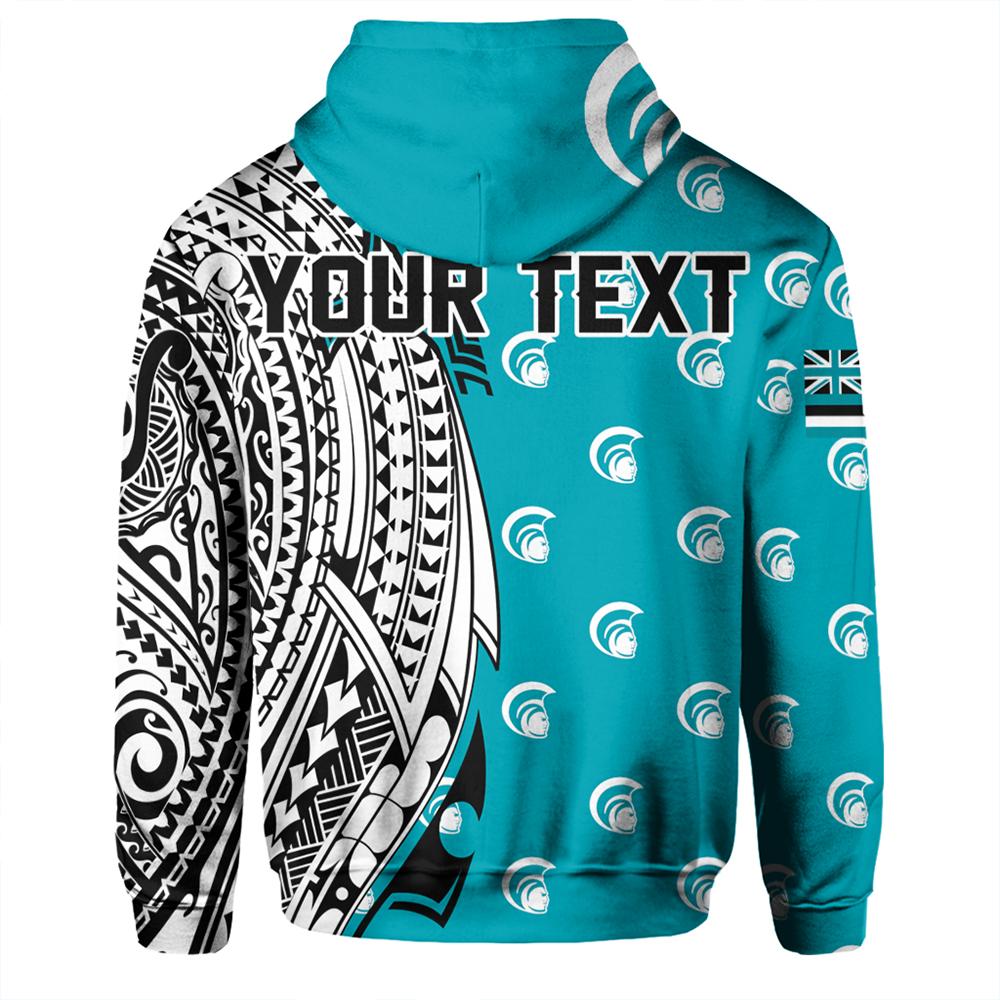 Custom Hawaii Hoodie King Kekaulike High Tribal Kakau Pullover Hoodie - Polynesian Pride