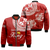 (Custom Personalised Valentine Day Tonga Couple Love King Bomber Jacket Tongan Turtle - LT12 Bomber Jacket Red - Polynesian Pride