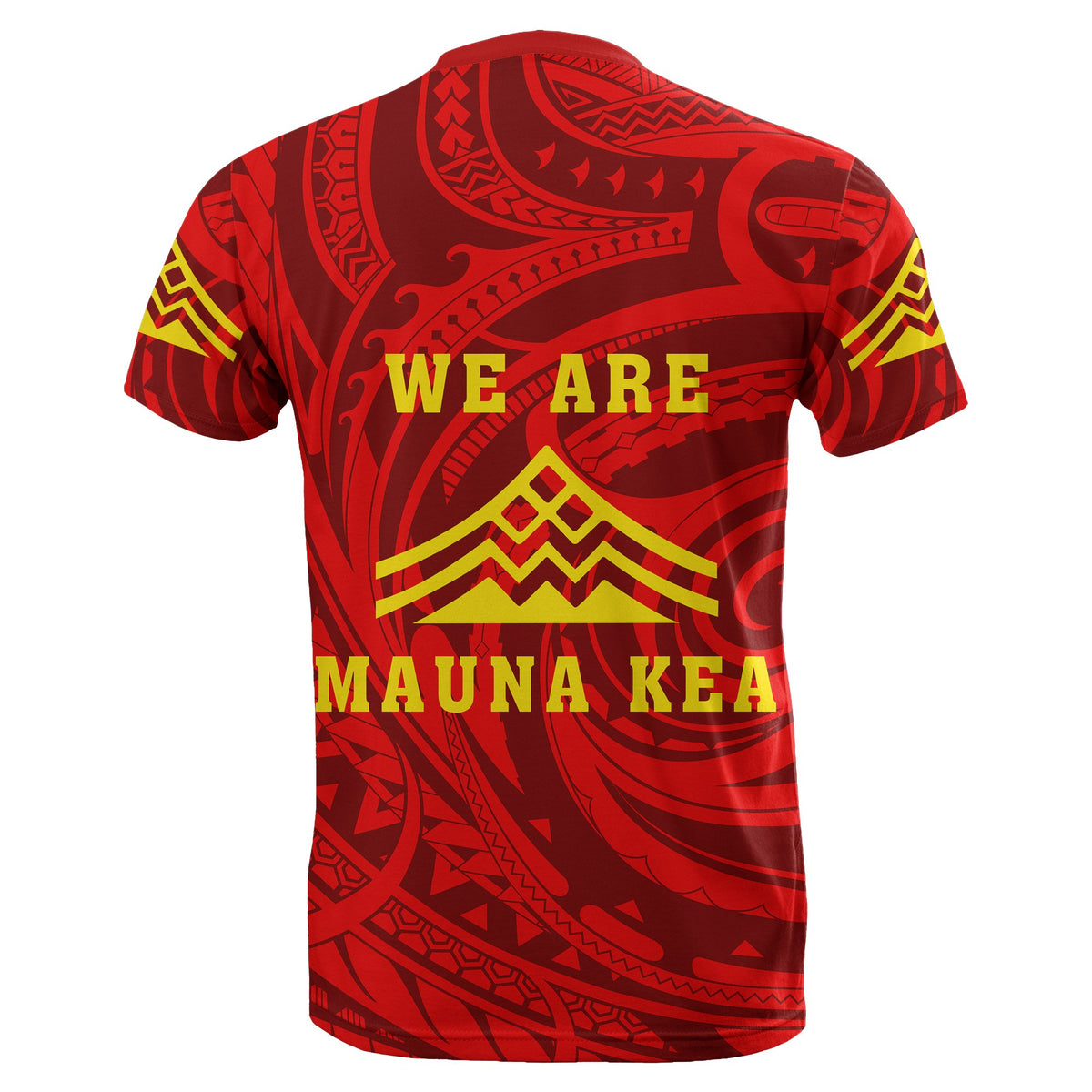 Hawaii T Shirt King Mauna Kea Flag - Polynesian Pride
