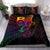 Kiribati Bedding Set - Butterfly Polynesian Style Black - Polynesian Pride