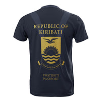 Kiribati All Over Print T Shirt Republic Of Kiribati Bwatiboti Passport - Polynesian Pride