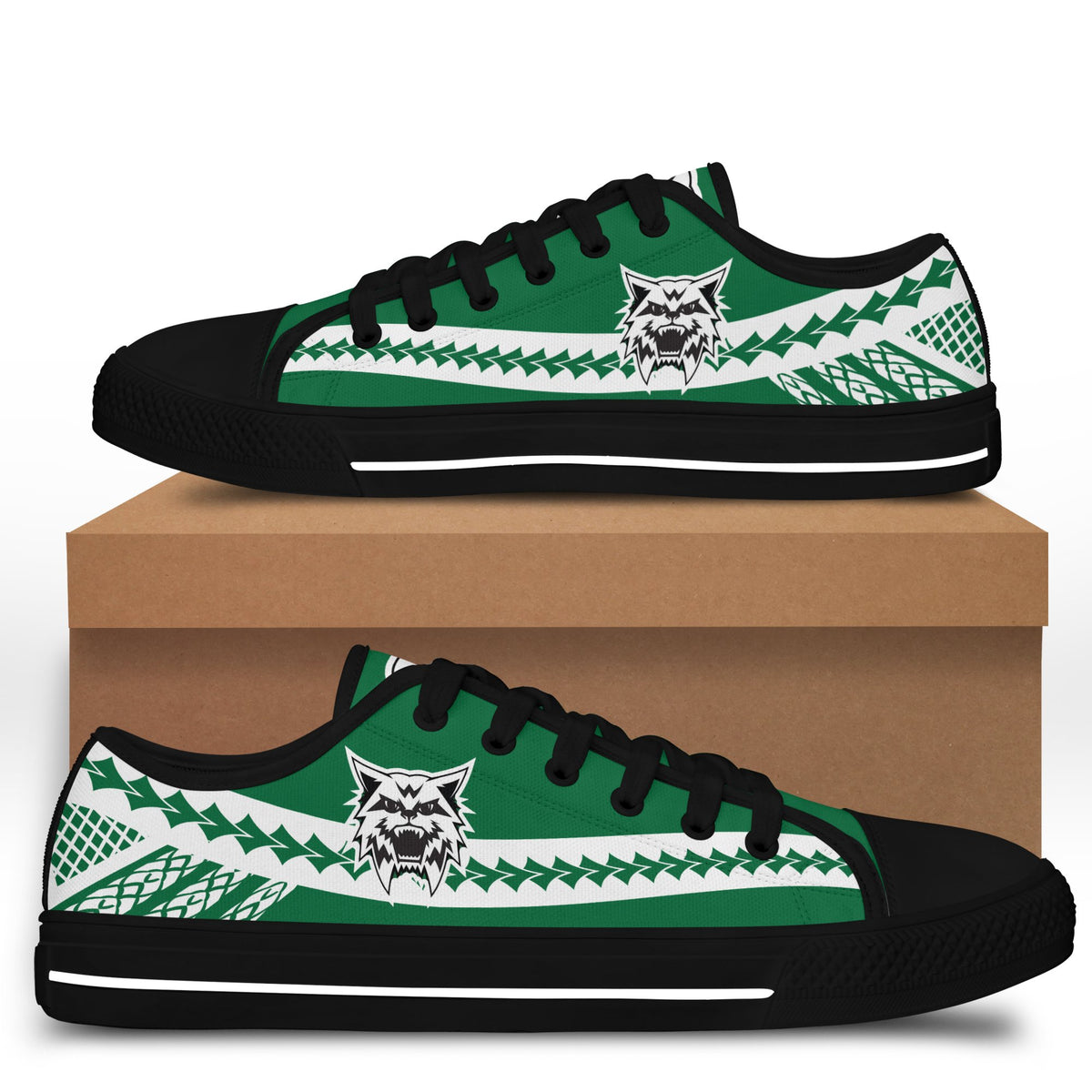 Hawaii - Konawaena High Low Top Shoes - AH White - Polynesian Pride