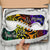 Kosrae Custom Personalised Sneakers - Rainbow Polynesian Pattern - Polynesian Pride