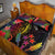 Kosrae State Quilt Bed Set - Tropical Hippie Style - Polynesian Pride