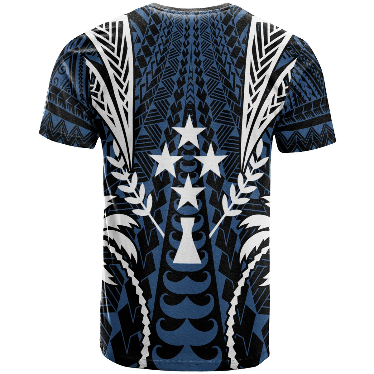 Kosrae T Shirt Blood Runs Through My Veins Style Flag - Polynesian Pride