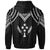 Kosrae Custom Hoodie Polynesian Armor Style Black - Polynesian Pride