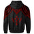 Kosrae Custom Hoodie Polynesian Armor Style Red - Polynesian Pride