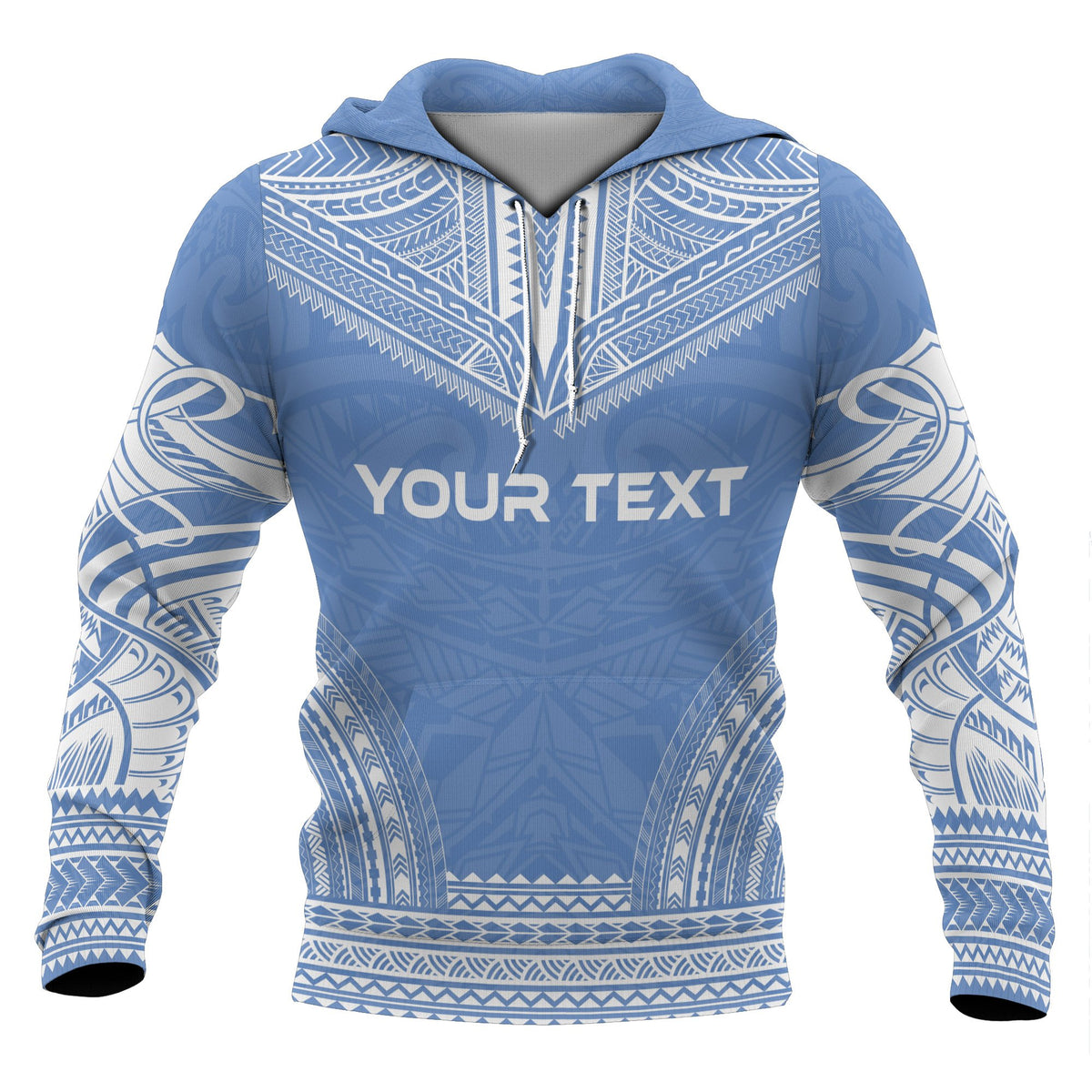 Kosrae Polynesian Chief Custom Hoodie Flag Version - Polynesian Pride