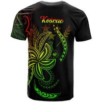 Kosrae State T Shirt Country Code With Seal - Polynesian Pride