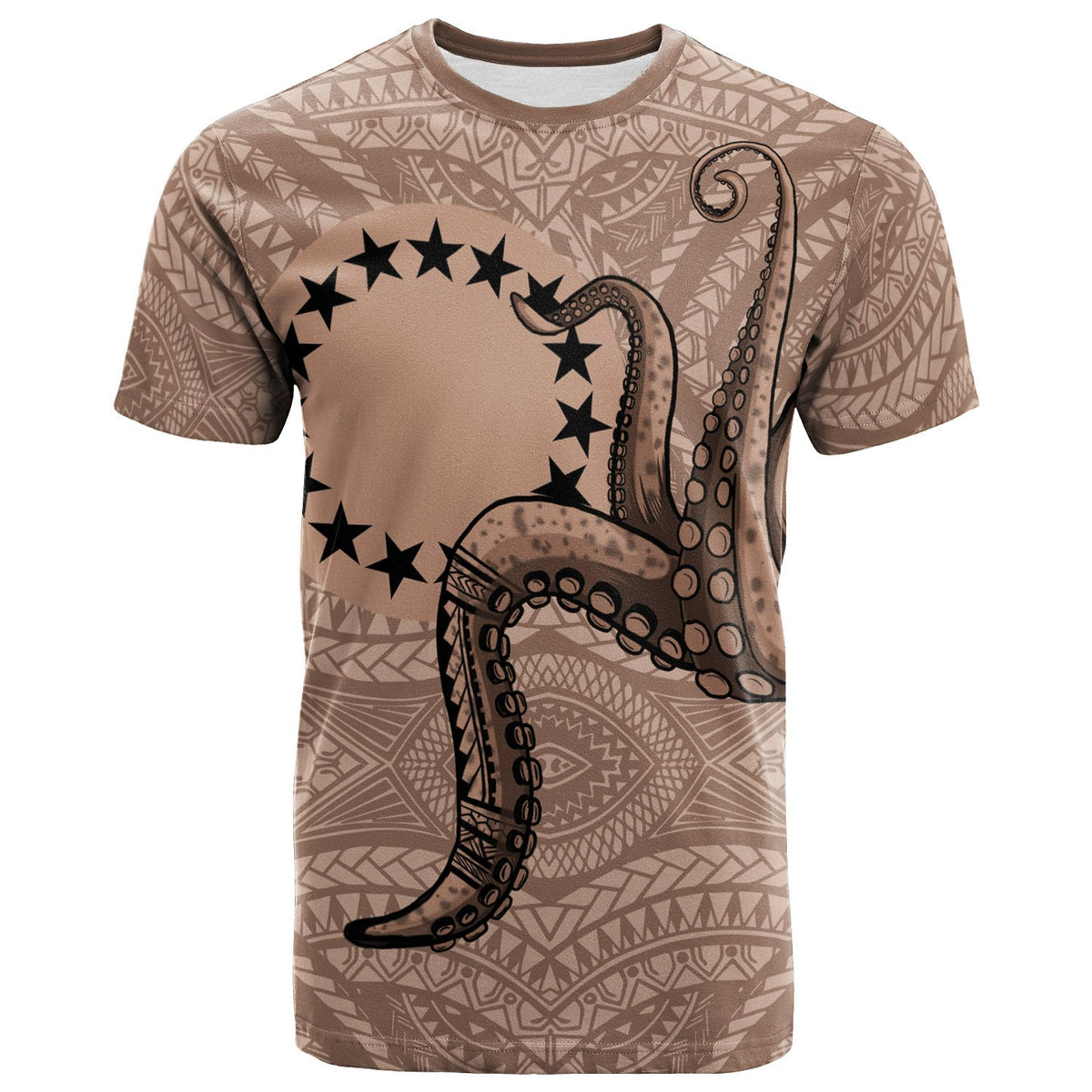 Cook islands T Shirt Octopus Tentacle Unisex Art - Polynesian Pride