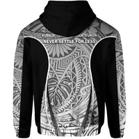 Papua New Guinea Kubalia Tertiary Students Union Zip Hoodie Gray LT8 - Polynesian Pride