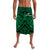 New Zealand Rugby Lavalava Silver Fern All Black Green NZ Maori Pattern LT13 Green - Polynesian Pride