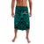 New Zealand Rugby Lavalava Silver Fern All Black Turquoise NZ Maori Pattern LT13 Turquoise - Polynesian Pride