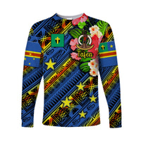 Vanuatu Tafea Long Sleeve Shirt Independence Be Proud LT8 Unisex Blue - Polynesian Pride