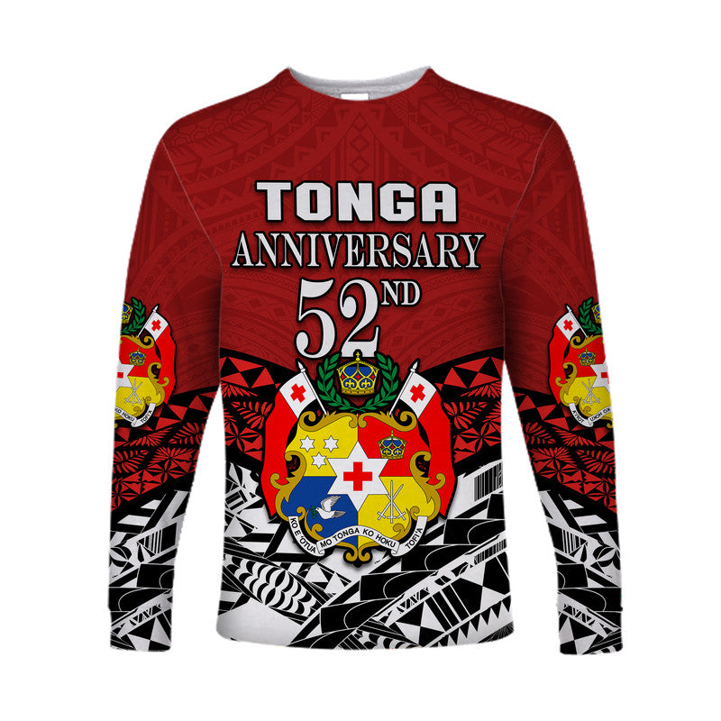 Tonga Long Sleeve Shirt Independence Anniversary Special Version 2022 LT14 - Polynesian Pride