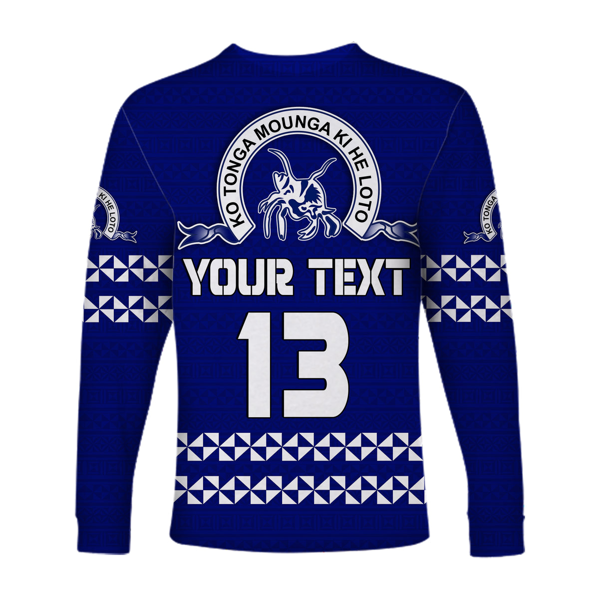 (Custom Text and Number) Tonga Tupou College Toloa Long Sleeve Shirt 156 Years Anniversary Tongan Ngatu LT13 - Polynesian Pride