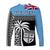 (Custom Personalised) Fiji Tapa Pattern Long Sleeve Shirt Coconut Tree LT13 - Polynesian Pride