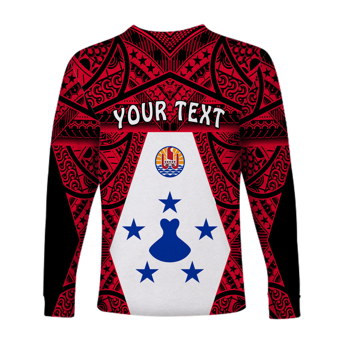 (Custom Personalised) Austral Islands Long Sleeve Shirt Polynesian Pattern French Polynesia LT13 - Polynesian Pride