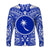 Chuuk Long Sleeve Shirt Micronesia Simple Pattern White LT13 - Polynesian Pride