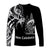 New Caledonia Long Sleeve Shirt Emblem Nautilus Shell Version Black LT13 - Polynesian Pride