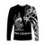 (Custom Personalised) New Caledonia Long Sleeve Shirt Emblem Nautilus Shell Version Black LT13 - Polynesian Pride