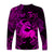 (Custom Personalised) Sagittarius Zodiac Polynesian Long Sleeve Shirt Unique Style - Pink LT8 - Polynesian Pride