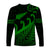 New Zealand Rugby Maori Long Sleeve Shirt Silver Fern Koru Vibes - Green LT8 - Polynesian Pride