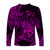 (Custom Personalised) Leo Zodiac Polynesian Long Sleeve Shirt Unique Style - Pink LT8 - Polynesian Pride