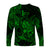 Leo Zodiac Polynesian Long Sleeve Shirt Unique Style - Green LT8 - Polynesian Pride