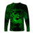 Sagittarius Zodiac Polynesian Long Sleeve Shirt Unique Style - Green LT8 - Polynesian Pride