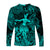 Hawaii Hula Girl Polynesian Long Sleeve Shirt Unique Style - Turquoise LT8 - Polynesian Pride