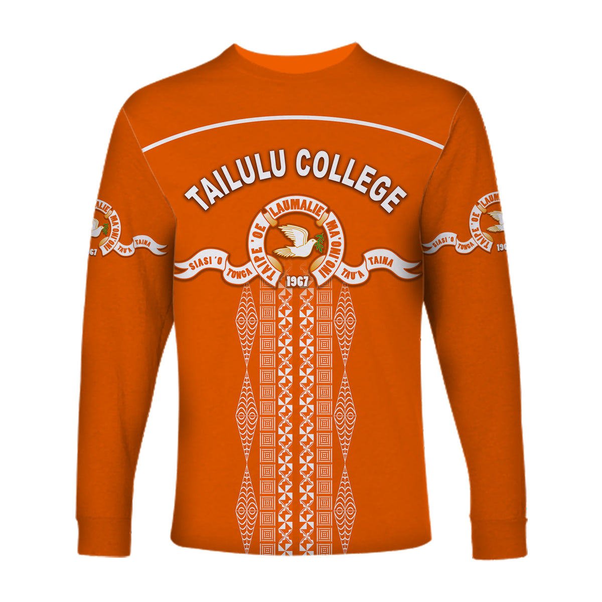 Tonga Tailulu College Long Sleeve Shirts Unique Style LT8 - Polynesian Pride