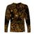 Hawaii Surfing Polynesian Long Sleeve Shirt Unique Style - Gold LT8 - Polynesian Pride