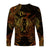 Virgo Zodiac Polynesian Long Sleeve Shirt Unique Style - Gold LT8 - Polynesian Pride