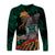 Hawaii Warriors Polynesian Long Sleeve Shirt Unique Style - Green LT8 - Polynesian Pride