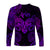 Aries Zodiac Polynesian Long Sleeve Shirt Unique Style - Purple LT8 - Polynesian Pride