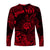 (Custom Personalised) Hawaii Shaka Polynesian Long Sleeve Shirt Unique Style - Red LT8 - Polynesian Pride