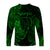 Scorpio Zodiac Polynesian Long Sleeve Shirt Unique Style - Green LT8 - Polynesian Pride