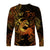 (Custom Personalised) Sagittarius Zodiac Polynesian Long Sleeve Shirt Unique Style - Gold LT8 - Polynesian Pride